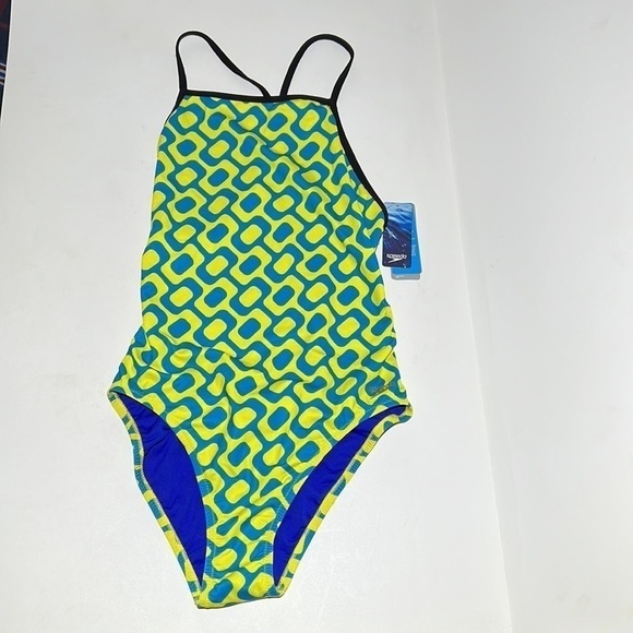SPEEDO Rio Brites Printed One Back One Piece Swimsuit - Picture 2 of 7